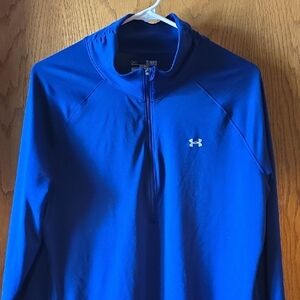 Under Armour Blue Performance Jacket with Quarter-Zip